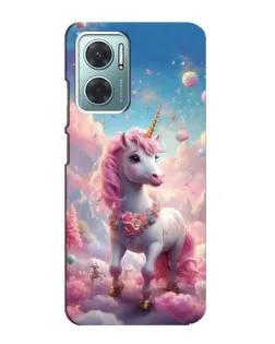 Чехол для Xiaomi Redmi Note 11E с картинкой «Единорог среди облаков»