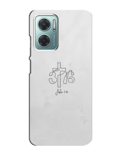 Чехол для Xiaomi Redmi Note 11E с картинкой «Иоанна 3:16 Крест» Чехол для Xiaomi Redmi Note 11E с картинкой «Иоанна 3:16 Крест»
