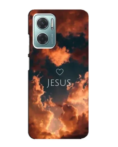 Чехол для Xiaomi Redmi Note 11E с картинкой «Сияние Имени Jesus»