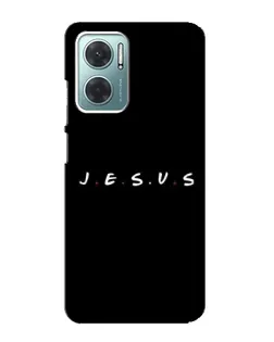 Чехол для Xiaomi Redmi Note 11E с картинкой «Точки веры J.E.S.U.S.»