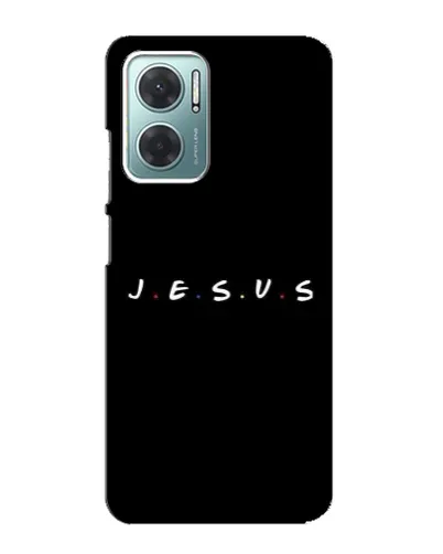 Чехол для Xiaomi Redmi Note 11E с картинкой «Точки веры J.E.S.U.S.»
