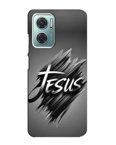 Чехол для Xiaomi Redmi Note 11E с картинкой «Надпись Jesus Graffiti»