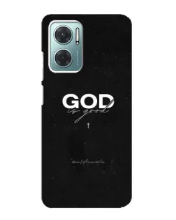 Чехол для Xiaomi Redmi Note 11E с картинкой «GOD — Бог над всем»