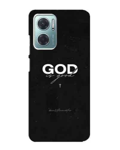 Чехол для Xiaomi Redmi Note 11E с картинкой «GOD — Бог над всем»