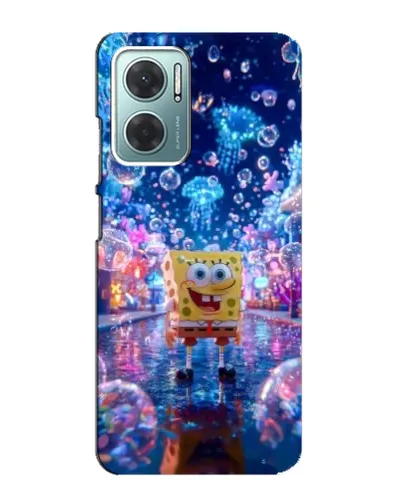 Чехол для Xiaomi Redmi Note 11E с картинкой «Неоновый океан»