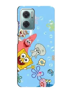Чехол для Xiaomi Redmi Note 11E с картинкой «Веселые пузырьки»