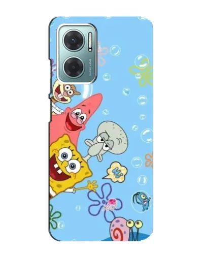 Чехол для Xiaomi Redmi Note 11E с картинкой «Веселые пузырьки»