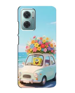Чехол для Xiaomi Redmi Note 11E с картинкой «Автомобильное путешествие»