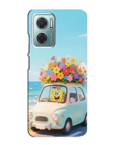 Чехол для Xiaomi Redmi Note 11E с картинкой «Автомобильное путешествие»