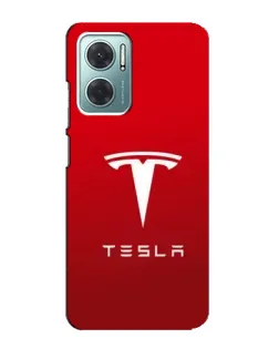 Чехол для Xiaomi Redmi Note 11E с картинкой «Tesla Red Classic»