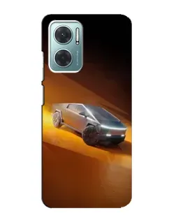 Чехол для Xiaomi Redmi Note 11E с картинкой «Cybertruck в пустыне»