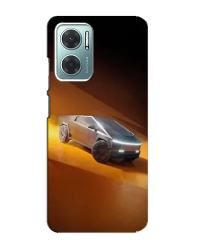Чехол для Xiaomi Redmi Note 11E с картинкой «Cybertruck в пустыне»