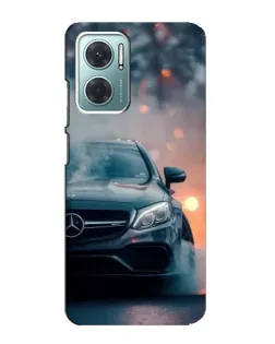 Чехол для Xiaomi Redmi Note 11E с картинкой «Mercedes — ночной город»