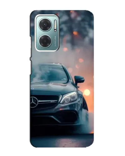 Чехол для Xiaomi Redmi Note 11E с картинкой «Mercedes — ночной город»