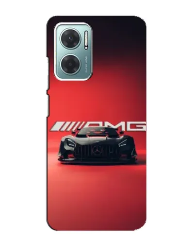 Чехол для Xiaomi Redmi Note 11E с картинкой «Mercedes AMG — красная линия»