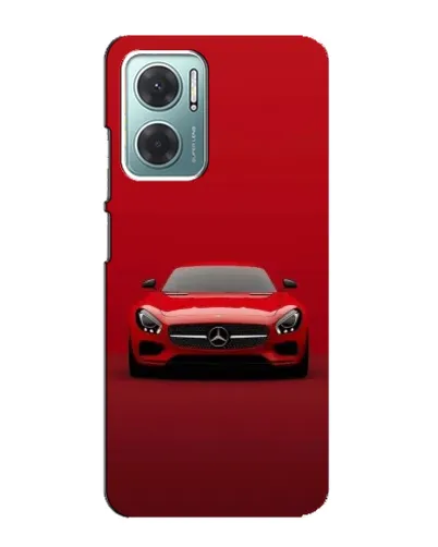 Чехол для Xiaomi Redmi Note 11E с картинкой «Красный Mercedes AMG»