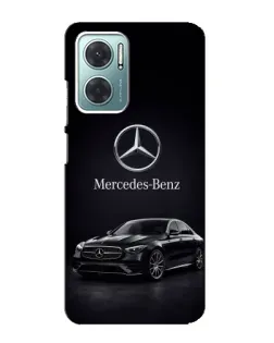 Чехол для Xiaomi Redmi Note 11E с картинкой «Mercedes — решетка радиатора»