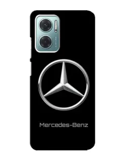 Чехол для Xiaomi Redmi Note 11E с картинкой «Mercedes Silver Logo»