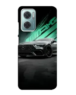Чехол для Xiaomi Redmi Note 11E с картинкой «Темный Mercedes AMG»