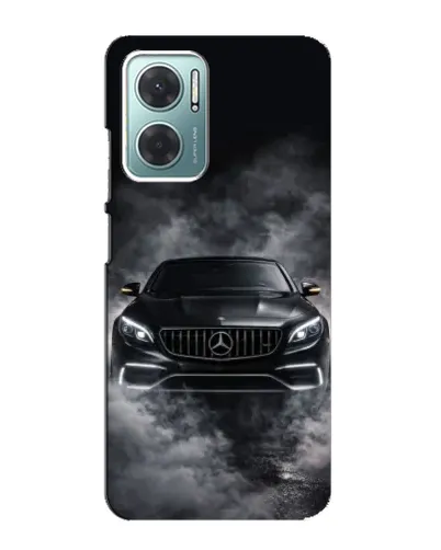 Чехол для Xiaomi Redmi Note 11E с картинкой «Mercedes в дыму»