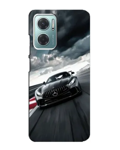 Чехол для Xiaomi Redmi Note 11E с картинкой «Гоночный Mercedes AMG»