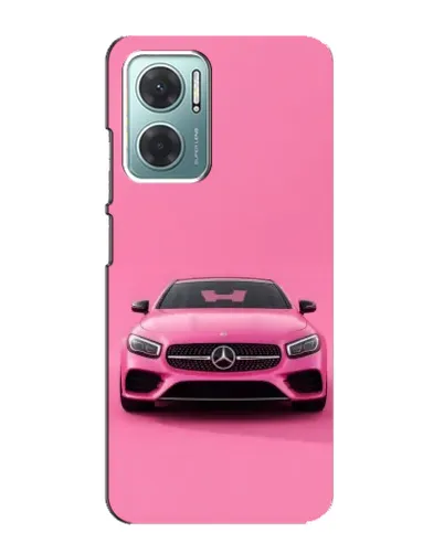 Чехол для Xiaomi Redmi Note 11E с картинкой «Розовый Mercedes AMG»