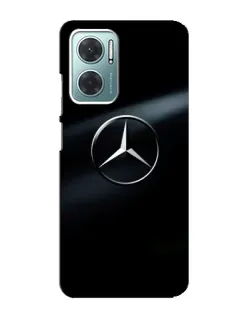 Чехол для Xiaomi Redmi Note 11E с картинкой «Mercedes на металле»