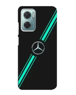 Чехол для Xiaomi Redmi Note 11E с картинкой «Спортивные линии Mercedes»