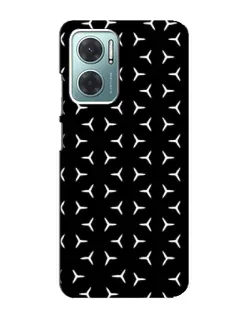 Чехол для Xiaomi Redmi Note 11E с картинкой «Mercedes паттерн звезд»