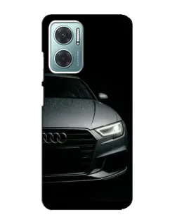 Чехол для Xiaomi Redmi Note 11E с картинкой «Audi — детализация кузова»