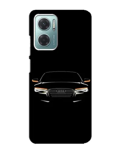 Чехол для Xiaomi Redmi Note 11E с картинкой «Audi — ночной контур»