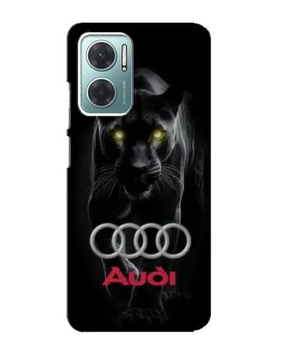 Чехол для Xiaomi Redmi Note 11E с картинкой «Пантера и Audi»