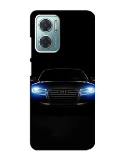 Чехол для Xiaomi Redmi Note 11E с картинкой «Audi в неоне»