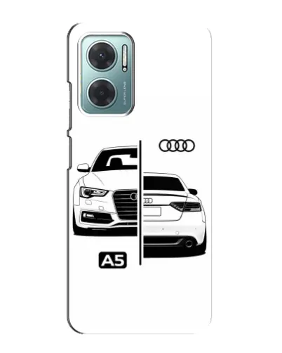 Чехол для Xiaomi Redmi Note 11E с картинкой «Audi — контрастный дизайн»