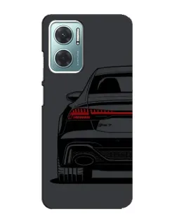 Чехол для Xiaomi Redmi Note 11E с картинкой «Задняя часть Audi — арт»