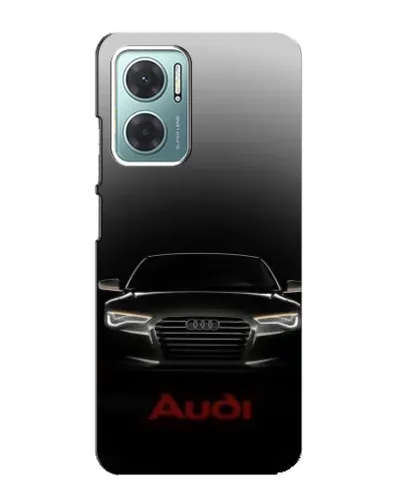 Чехол для Xiaomi Redmi Note 11E с картинкой «Audi — градиентный контур»