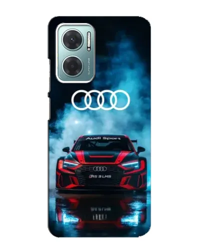 Чехол для Xiaomi Redmi Note 11E с картинкой «Audi Sport — неон»