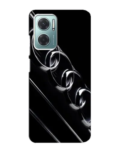 Чехол для Xiaomi Redmi Note 11E с картинкой «Audi — абстрактные кольца»