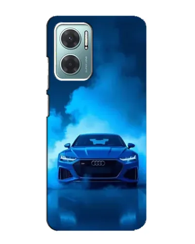Чехол для Xiaomi Redmi Note 11E с картинкой «Audi — голубая энергия»