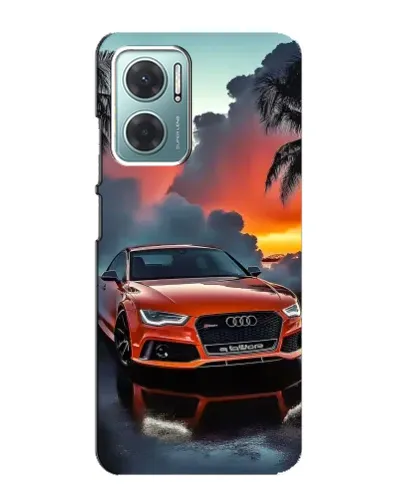 Чехол для Xiaomi Redmi Note 11E с картинкой «Audi — закат»
