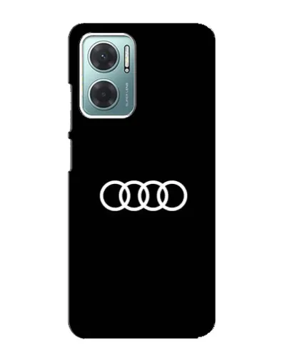 Чехол для Xiaomi Redmi Note 11E с картинкой «Audi White Logo»