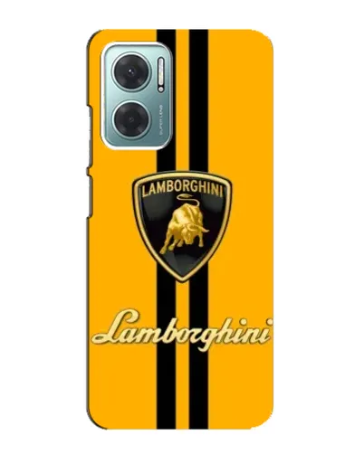 Чехол для Xiaomi Redmi Note 11E с картинкой «Lamborghini Stripe желтый»