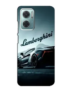 Чехол для Xiaomi Redmi Note 11E с картинкой «Классическая надпись Lamborghini»