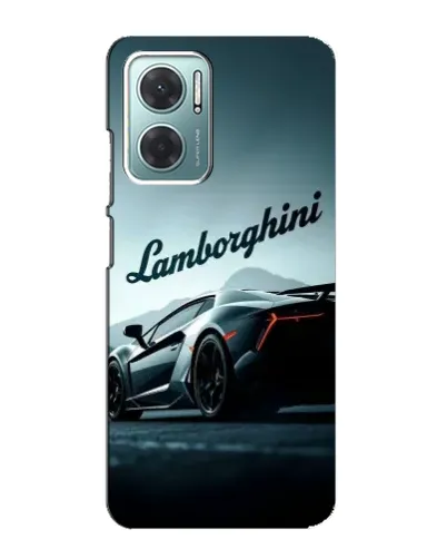 Чехол для Xiaomi Redmi Note 11E с картинкой «Классическая надпись Lamborghini»