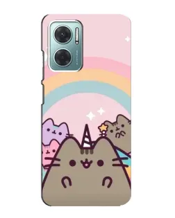 Чехол для Xiaomi Redmi Note 11E с картинкой «Единорог Pusheen»