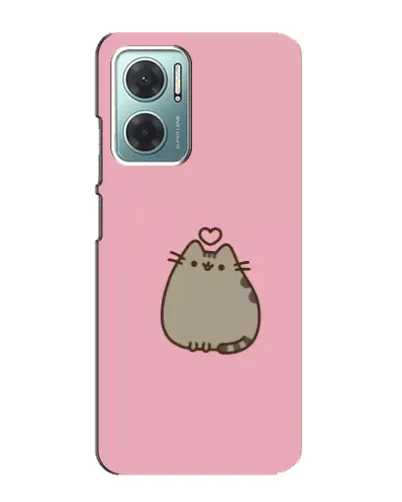 Чехол для Xiaomi Redmi Note 11E с картинкой «Pusheen сердце»