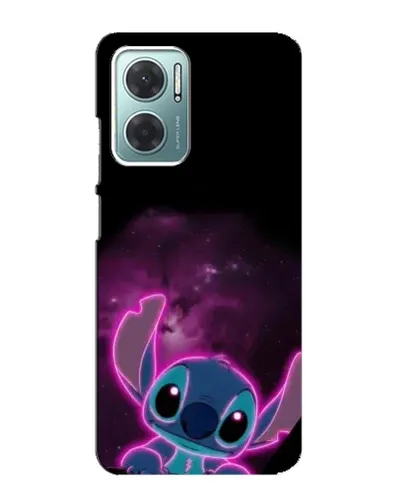 Чехол для Xiaomi Redmi Note 11E с картинкой «Неоновый Stitch»