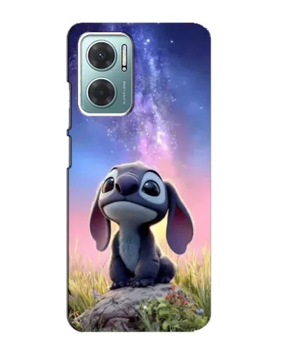 Чехол для Xiaomi Redmi Note 11E с картинкой «Стич на рассвете»