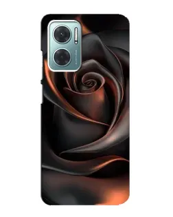 Чехол для Xiaomi Redmi Note 11E с картинкой «Шелковая черная роза» Чехол для Xiaomi Redmi Note 11E с картинкой «Шелковая черная роза»