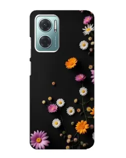 Чехол для Xiaomi Redmi Note 11E с картинкой «Цветочная композиция»